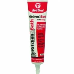 Red Devil Kitchen & Bath Siliconized Acrylic Caulk (Biscuit) Squeeze Tube