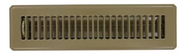 American Metal Brown Floor Register 3 American Metal Brown Floor Register