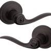 Kwikset Tustin SmartKey Entry Lever, Venetian Bronze -Home Improvement Sales Shop 72850024 1