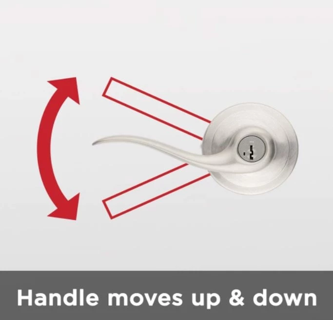 Kwikset Tustin SmartKey Entry Lever, Venetian Bronze 7 Kwikset Tustin SmartKey Entry Lever, Venetian Bronze - Image 5