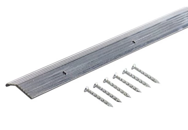 M-D Silver Fluted Carpet Trim, 7/8" x 36" 3 M-D Silver Fluted Carpet Trim, 7/8" x 36"