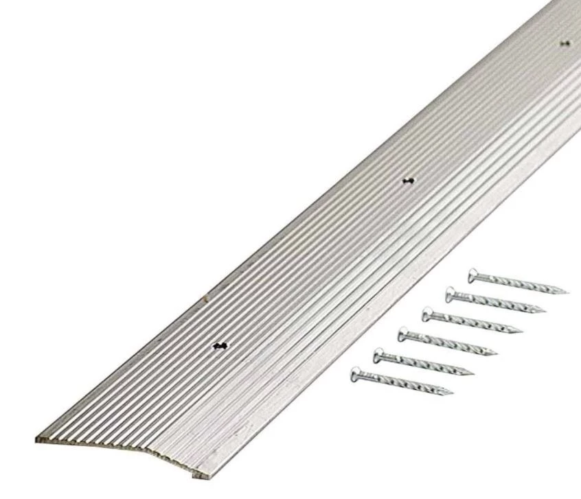 M-D Silver Fluted Carpet Trim, 7/8" x 72" 3 M-D Silver Fluted Carpet Trim, 7/8" x 72"