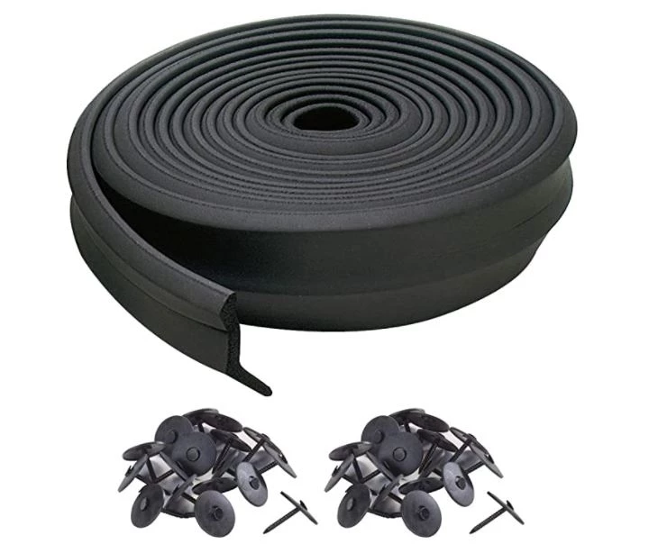 M-D 0 Bottom Garage Door Sealer, Black 4 M-D 0 Bottom Garage Door Sealer, Black - Image 2