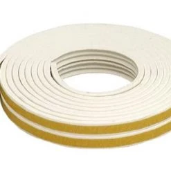 M-D 0 Self-Adhesive K-Profile All Climate White Weather-Strip Tape, 17-Foot