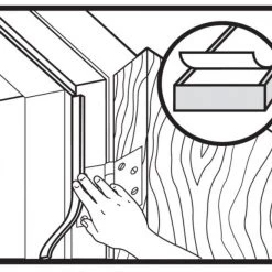 M-D High Density Closed Cell Foam Weatherstrip Tape -Home Improvement Sales Shop 7390519 1 2 1 1
