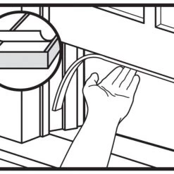 M-D Low Density Foam Tape Open Cell, Gray -Home Improvement Sales Shop 7390519 2 1