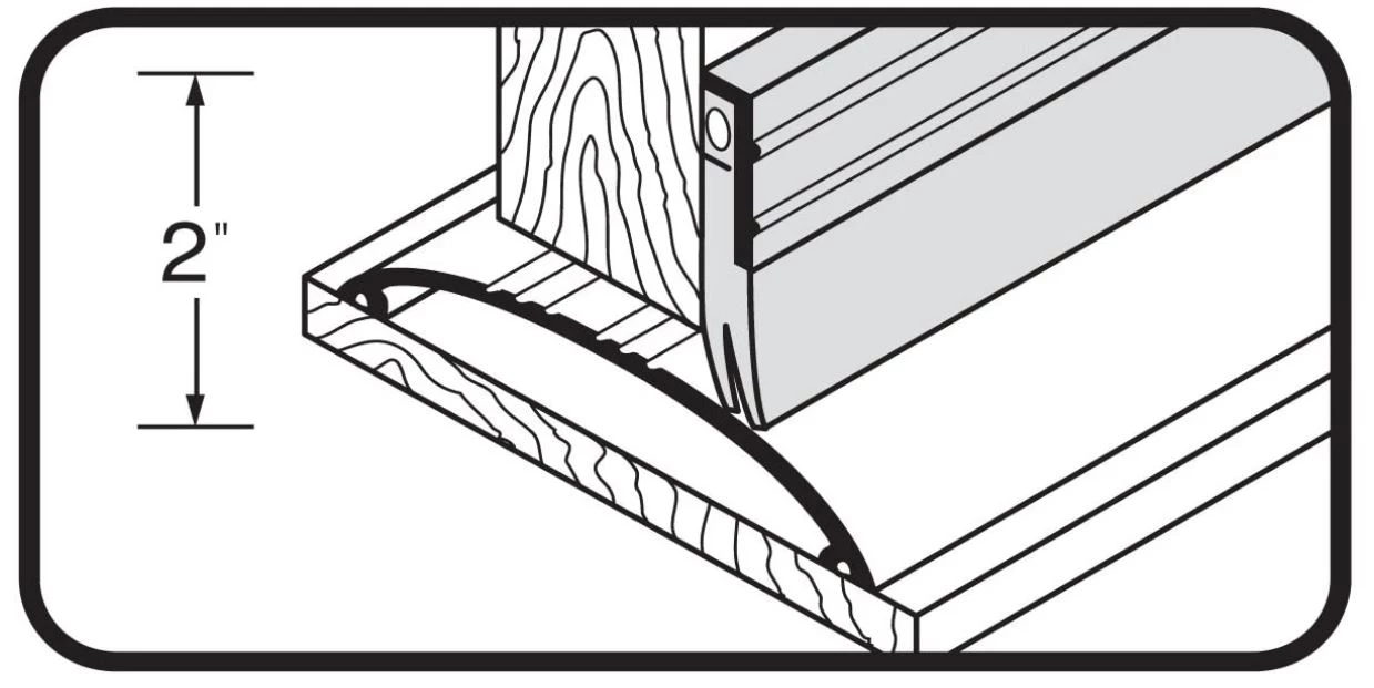 M-D Aluminum Heavy Duty Door Sweep EXV, 36 Inches 5 M-D Aluminum Heavy Duty Door Sweep EXV, 36 Inches - Image 3