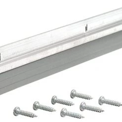 M-D Standard Fin Door Sweep DV-1, 36-Inch, Silver, Aluminum