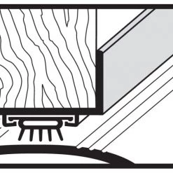 M-D 36-Inch U-Shaped Door Bottom with Vinyl Seal -Home Improvement Sales Shop 7390616 1
