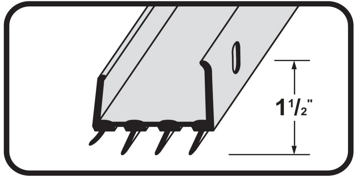 M-D 0 Dual U-Shape Door White Bottom, 36-Inch 4 M-D 0 Dual U-Shape Door White Bottom, 36-Inch - Image 2