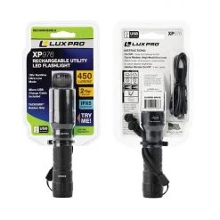 LuxPro XP976 Pro Series 450 Lumen LED Rechargeable Flashlight -Home Improvement Sales Shop 75480002 7 1