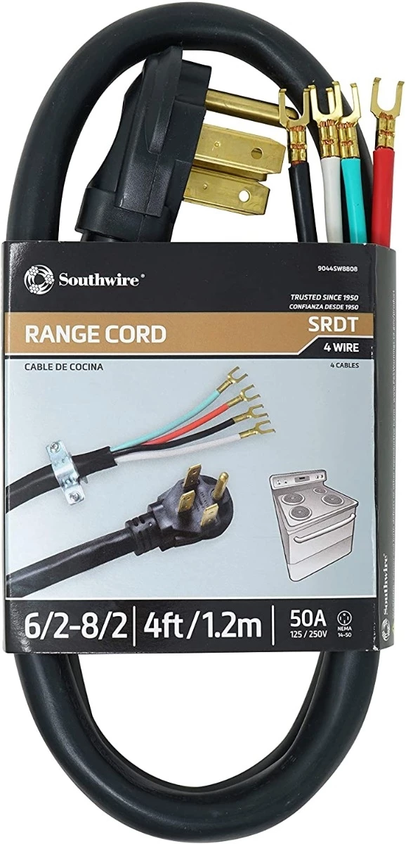 Southwire 6/2-8/2 Round Range Cord – 50 Amp 4 Southwire 6/2-8/2 Round Range Cord – 50 Amp - Image 2