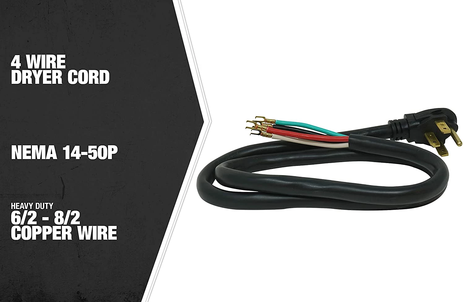 Southwire 6/2-8/2 Round Range Cord – 50 Amp 6 Southwire 6/2-8/2 Round Range Cord – 50 Amp - Image 4