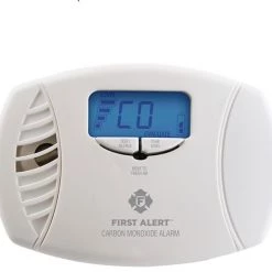 First Alert Plug-In Carbon Monoxide Alarm with Battery Backup & Backlit Digital Display