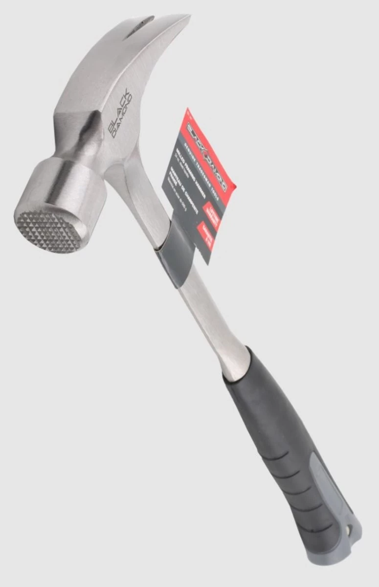 Black Diamond Steel Handle Milled Framing Hammer, 24oz 3 Black Diamond Steel Handle Milled Framing Hammer, 24oz