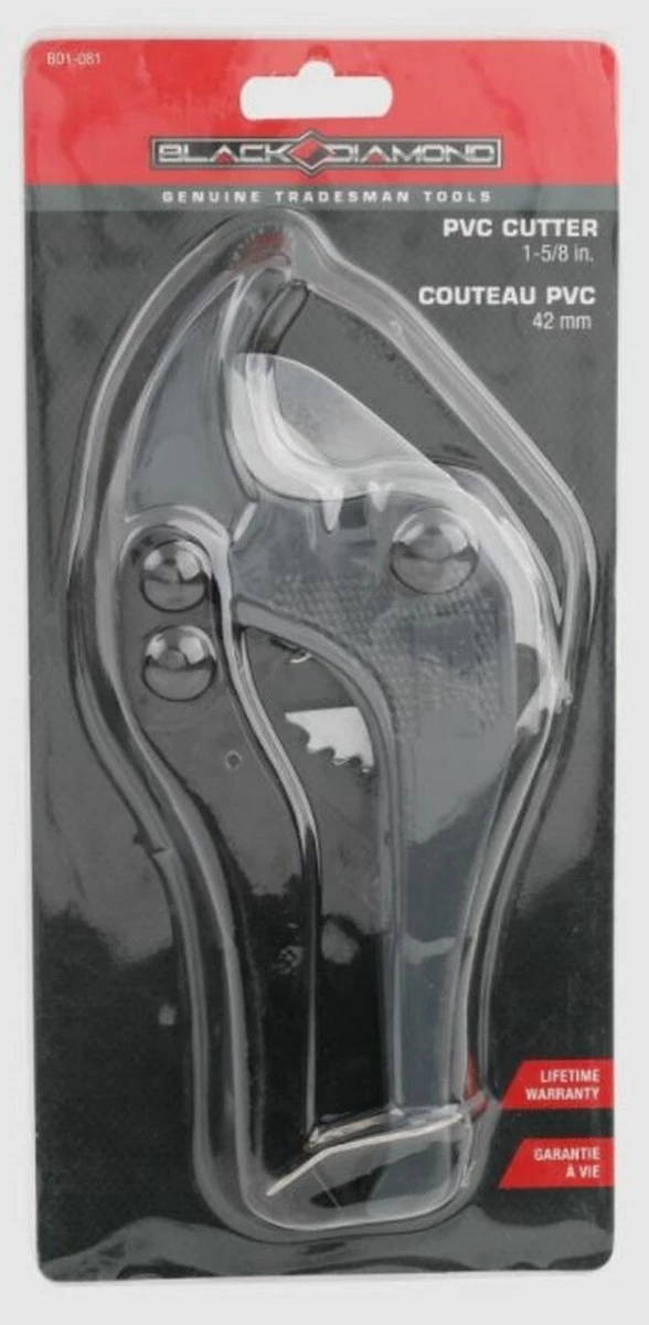 Black Diamond PVC Cutter 1-5/8" 3 Black Diamond PVC Cutter 1-5/8"