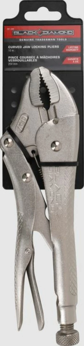 Black Diamond 10" Curved Jaw Locking Pliers 3 Black Diamond 10" Curved Jaw Locking Pliers