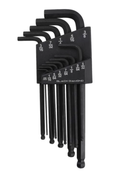Black Diamond 13 pc. SAE Hex Ball End Wrench Set 3 Black Diamond 13 pc. SAE Hex Ball End Wrench Set