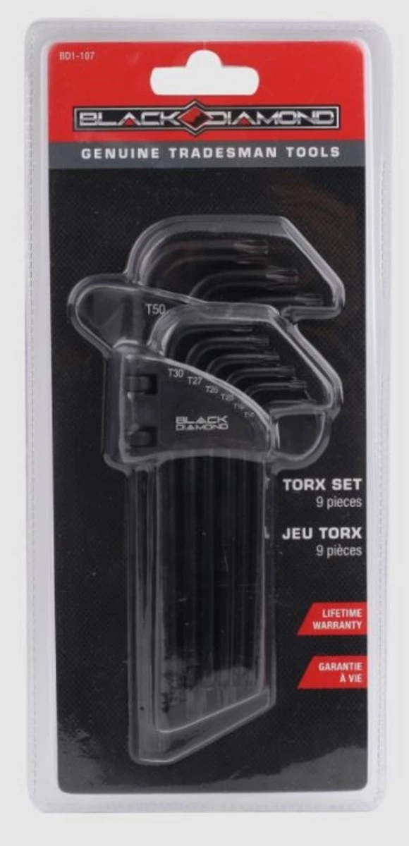 Black Diamond 9 pc. Trox Key Set 3 Black Diamond 9 pc. Trox Key Set
