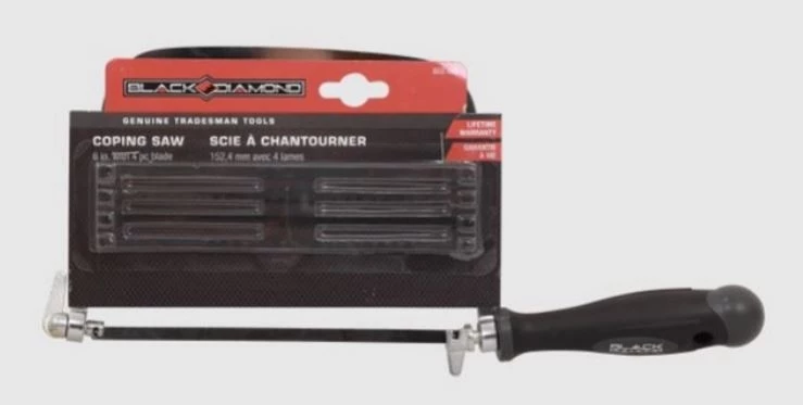 Black Diamond 6" Coping Saw 3 Black Diamond 6" Coping Saw