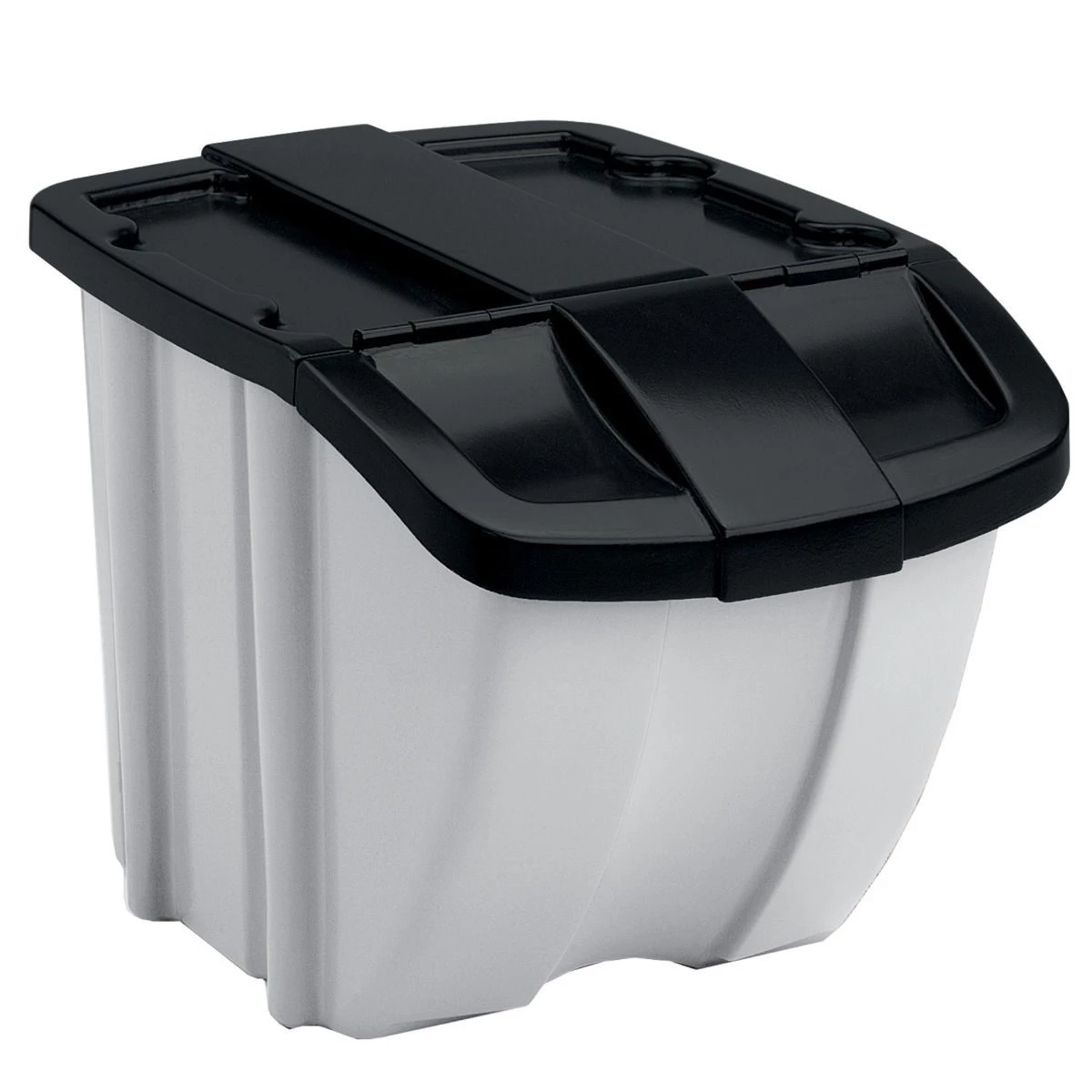 Suncast 18 Gallon / 72 Quart Stacking Recycle Bin 3 Suncast 18 Gallon / 72 Quart Stacking Recycle Bin
