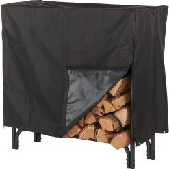 Shelter Deluxe Weather Protective Firewood Storage Cover - 4 Ft.
