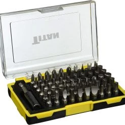 Titan 61-Piece Screwdriver and Security Bit Set