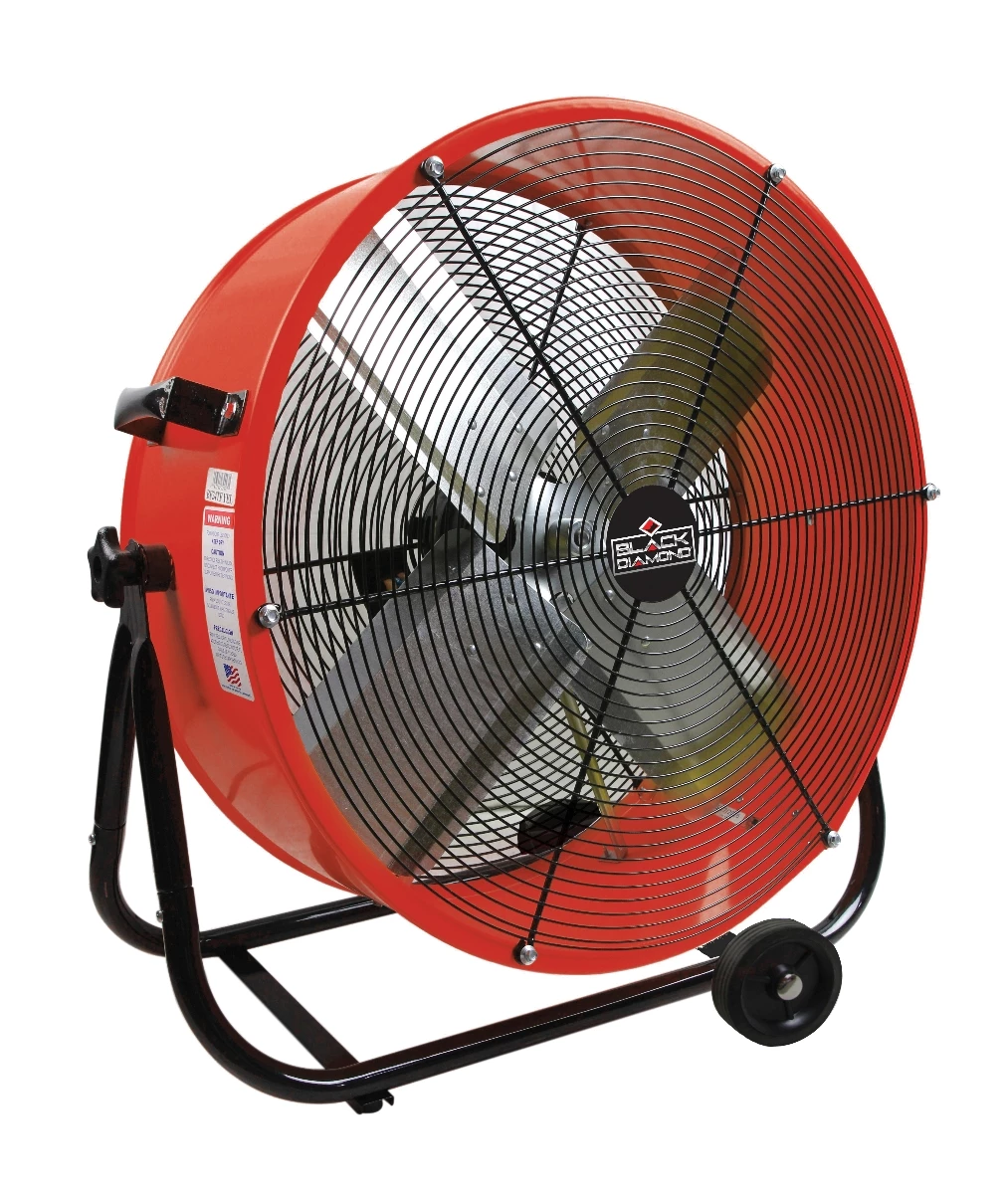 Black Diamond 24" Direct Drive Tilt Drum Fan