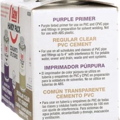 Oatey PVC Regular Cement and NSF Purple Primer Handy Pack -Home Improvement Sales Shop 81g hf4f3rl ac sl1500