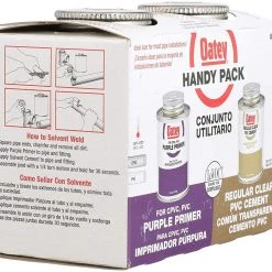 Oatey PVC Regular Cement and NSF Purple Primer Handy Pack -Home Improvement Sales Shop 81nrfba3dil ac sl1500