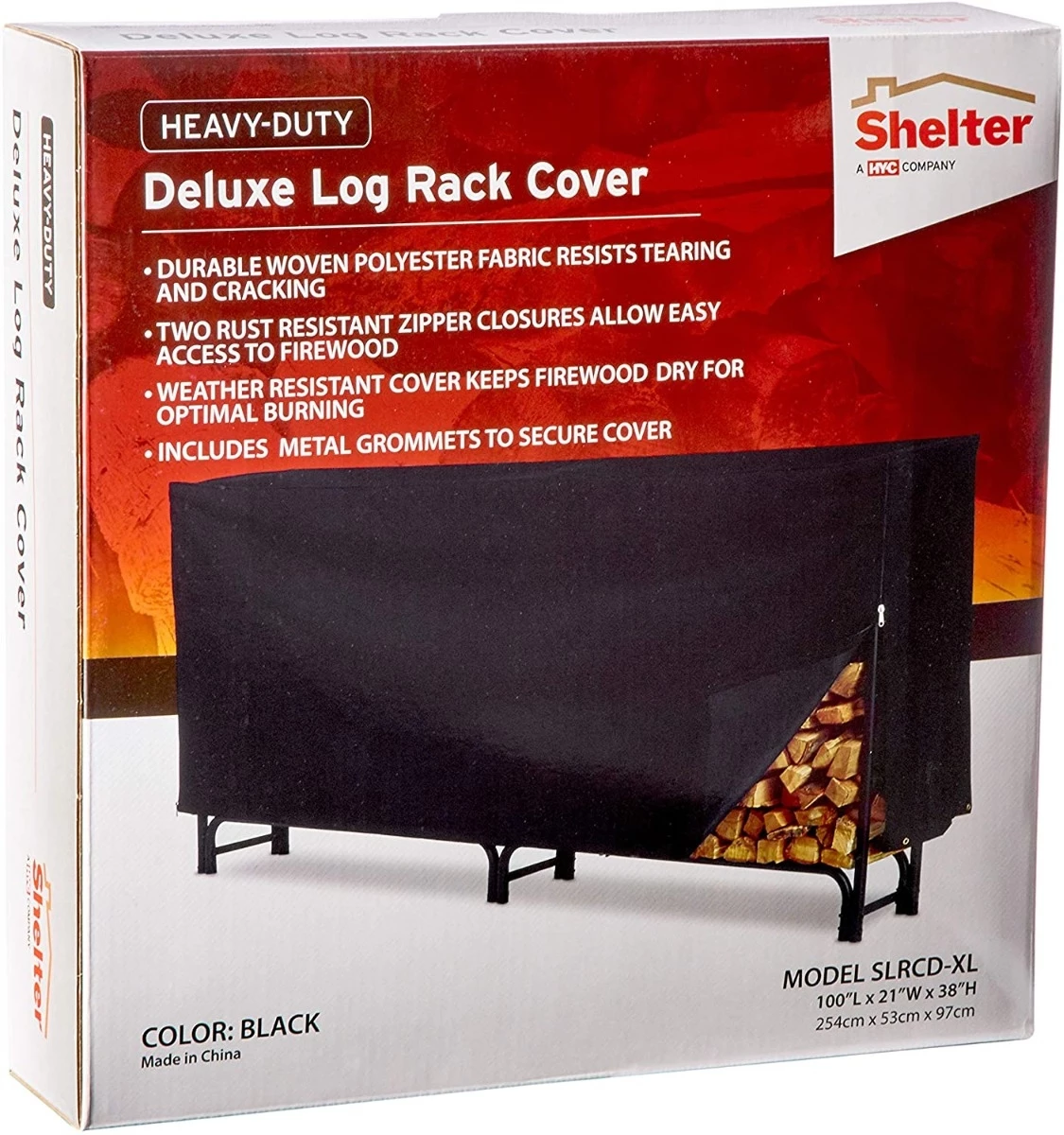 Shelter Deluxe Weather Protective Firewood Storage Cover - 8 Ft. 6 Shelter Deluxe Weather Protective Firewood Storage Cover - 8 Ft. - Image 4