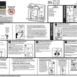 Fluidmaster Universal Toilet Fill Valve and 2 in. Toilet Flapper Repair Kit 16 Fluidmaster Universal Toilet Fill Valve and 2 in. Toilet Flapper Repair Kit -Home Improvement Sales Shop 81tzn 841pl. ac sl1500