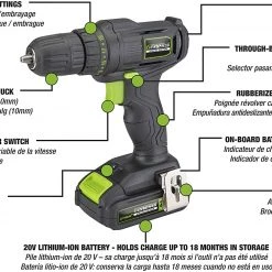 Genesis Special Edition 20V Lithium-Ion Cordless Drill/Driver 7 Genesis Special Edition 20V Lithium-Ion Cordless Drill/Driver -Home Improvement Sales Shop 81xwkbu3d1l. ac sl1500