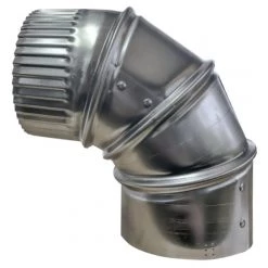 Builder's Best 4" Aluminum Standard Adjustable Elbow