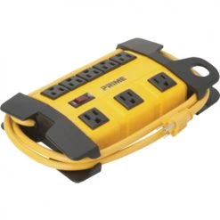 Prime Wire & Cable 8 Outlet Power Strip w/ 6' Cord