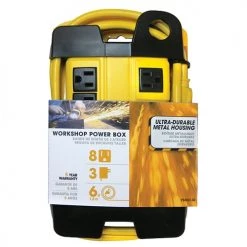 Prime Wire & Cable 8 Outlet Power Strip w/ 6' Cord -Home Improvement Sales Shop 8230021 2