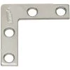 National Manufacturing Flat Corner Braces - Zinc Plated -Home Improvement Sales Shop 8360057 1