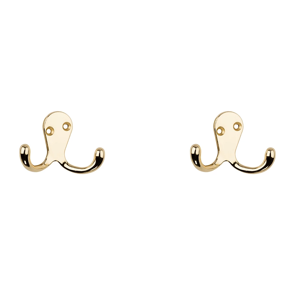 National Manufacturing Double Clothes Hooks 3 National Manufacturing Double Clothes Hooks