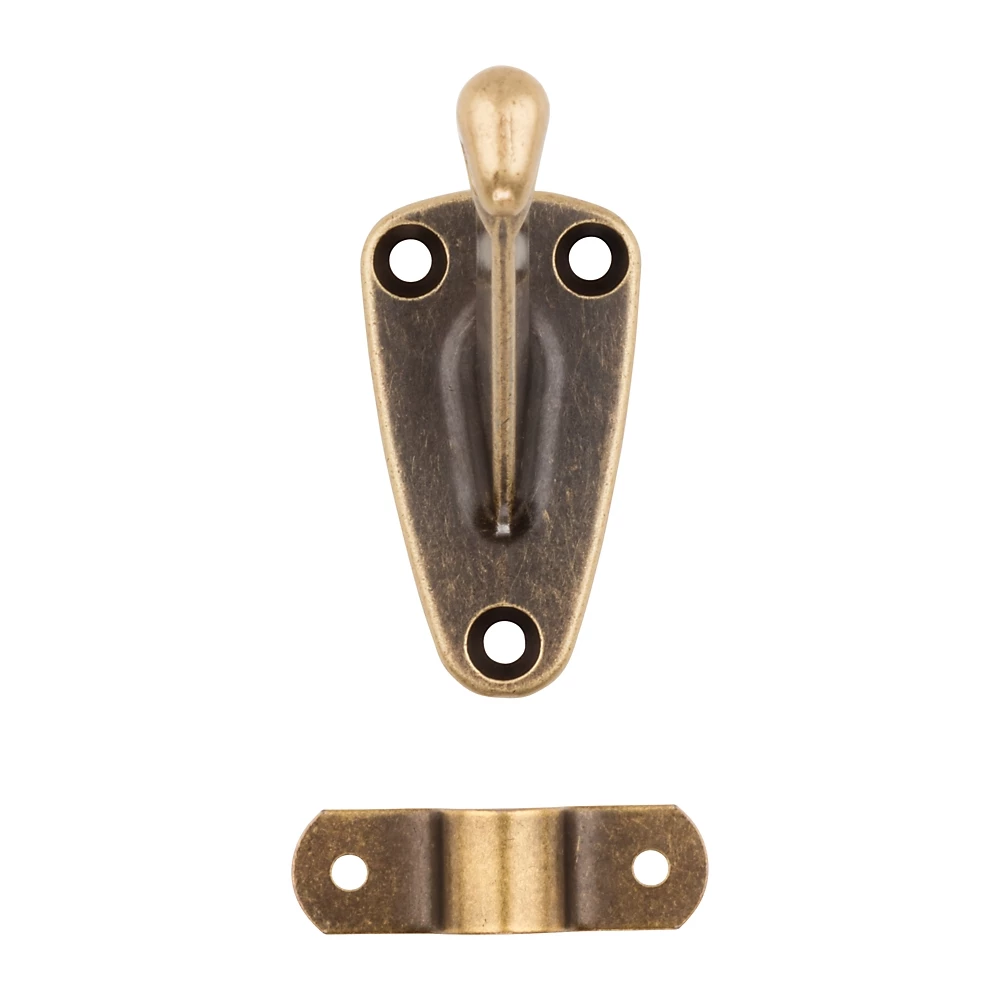 National Manufacturing Antique Brass Handrail Brackets 5 National Manufacturing Antique Brass Handrail Brackets - Image 3