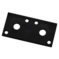 National Manufacturing Mending Plate - Black, 3" x 1.3" x 1/8"