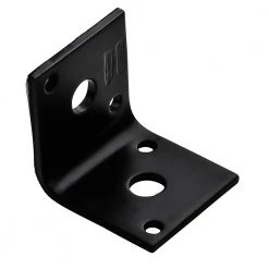 National Manufacturing Corner Brace - Black, 1.65 x 1.5 x 1/8