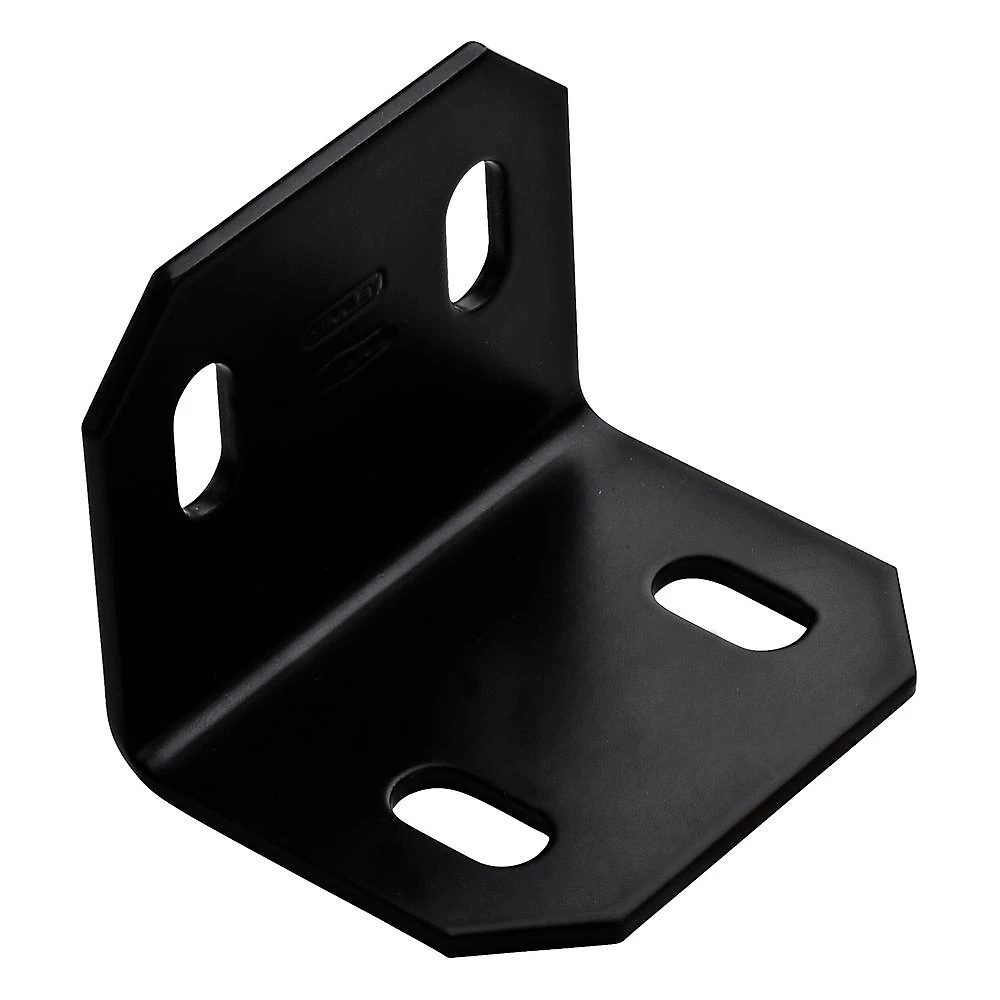 National Manufacturing Square Corner Braces - Black, 2.4 x 3 x 1/8 3 National Manufacturing Square Corner Braces - Black, 2.4 x 3 x 1/8