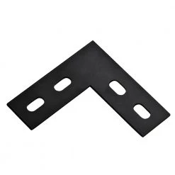 National Manufacturing Flat Corner Brace - Black, Outdoor Use