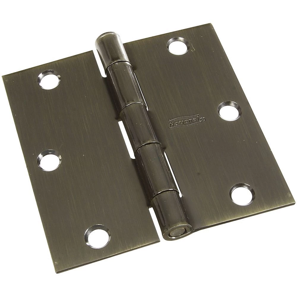 National Manufacturing 512 Square Door Hinges - 3.5" 5 National Manufacturing 512 Square Door Hinges - 3.5" - Image 3