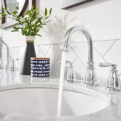 Moen Hilliard Chrome Two-Handle High Arc Bathroom Faucet 15 Moen Hilliard Chrome Two-Handle High Arc Bathroom Faucet -Home Improvement Sales Shop 84539 4