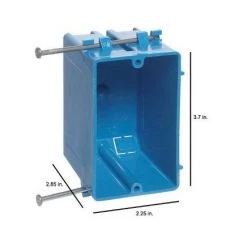 Carlon Plastic Electrical Box - 18 Cu In 5 Carlon Plastic Electrical Box - 18 Cu In -Home Improvement Sales Shop 870029 2