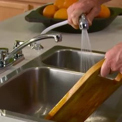 Moen Adler Chrome Two-Handle Low Arc Kitchen Faucet 12 Moen Adler Chrome Two-Handle Low Arc Kitchen Faucet -Home Improvement Sales Shop 87046 4