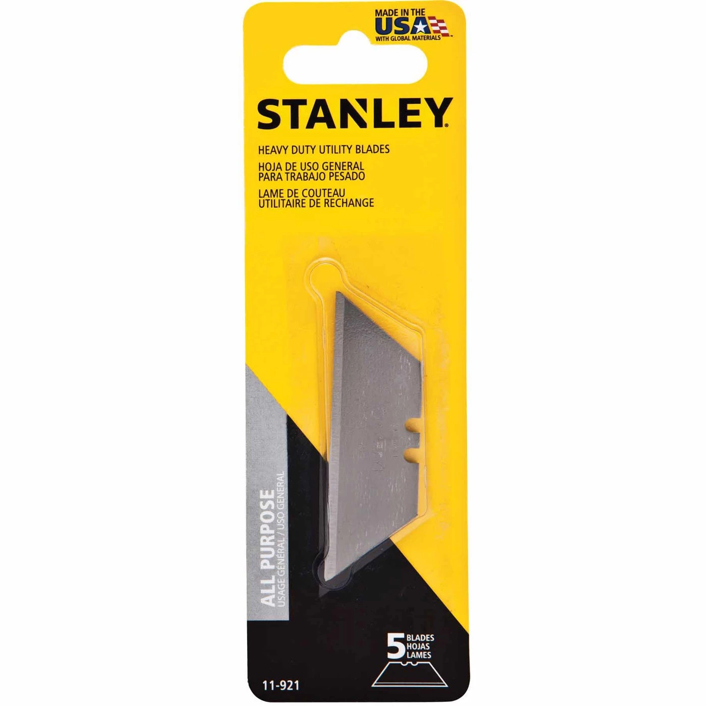 Stanley 5 pk 1992 Heavy-Duty Utility Blades 3 Stanley 5 pk 1992 Heavy-Duty Utility Blades