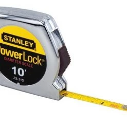 Stanley 10ft PowerLock Pocket Tape Measure (w/ Diameter Scale)