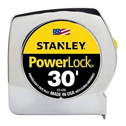 Stanley 30ft PowerLock Classic Tape Measure 3 Stanley 30ft PowerLock Classic Tape Measure